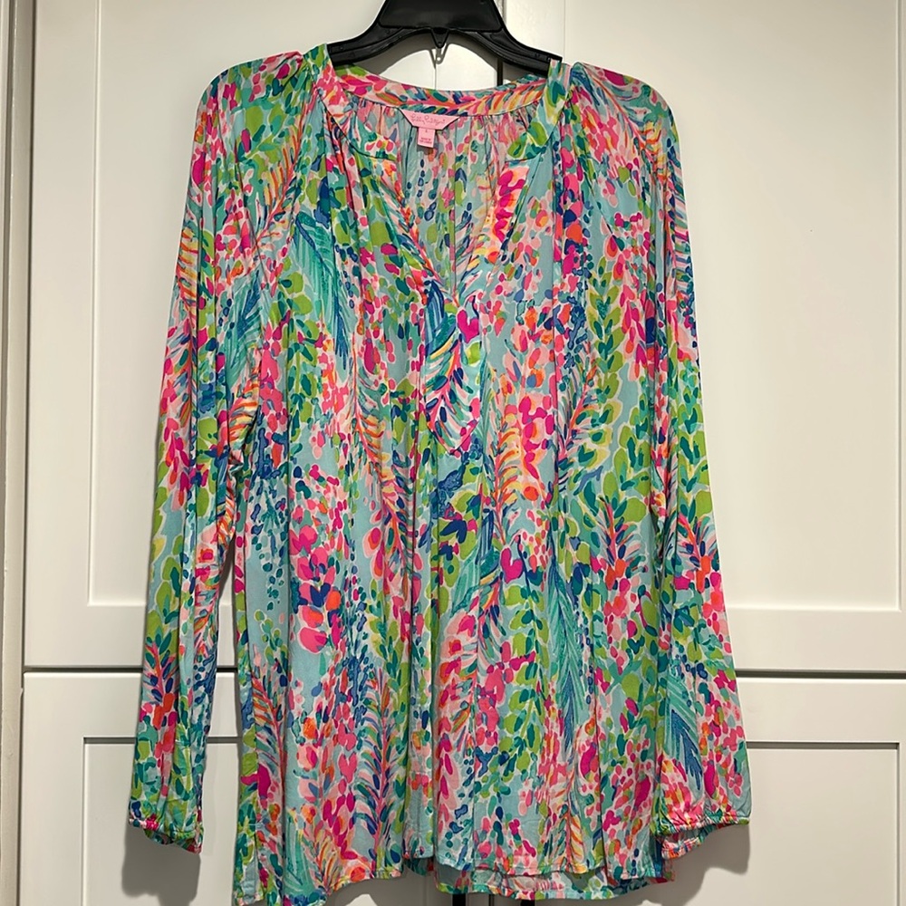 Lilly Pulitzer blouse size large